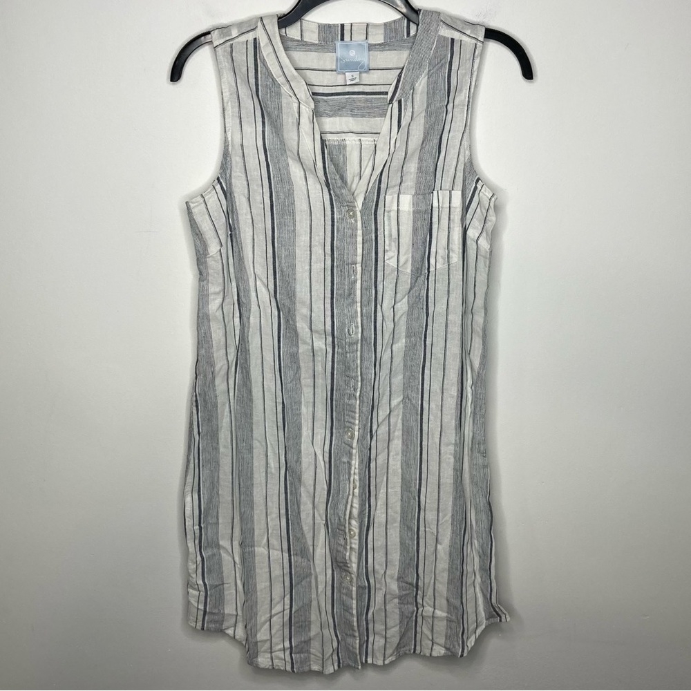 Sunday lightweight sleeveless shirt‎ dress size small